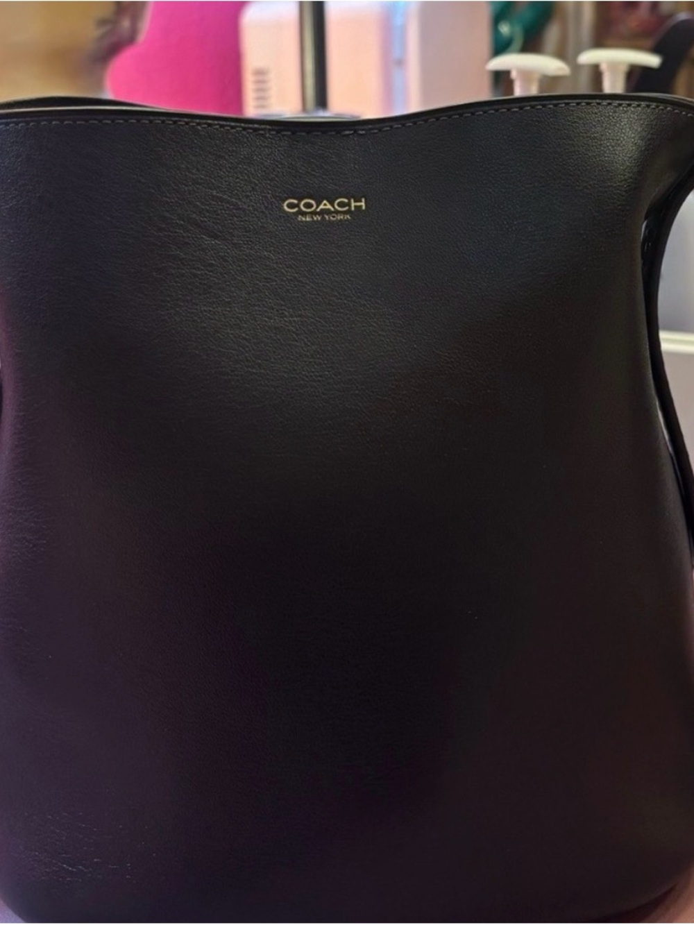 Coach Black bleeker bucket 16 Leather Shoulder Bag